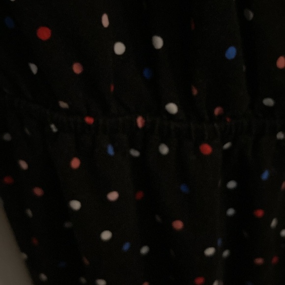 Elle women’s black multicolor polka dot dress - Picture 8 of 12